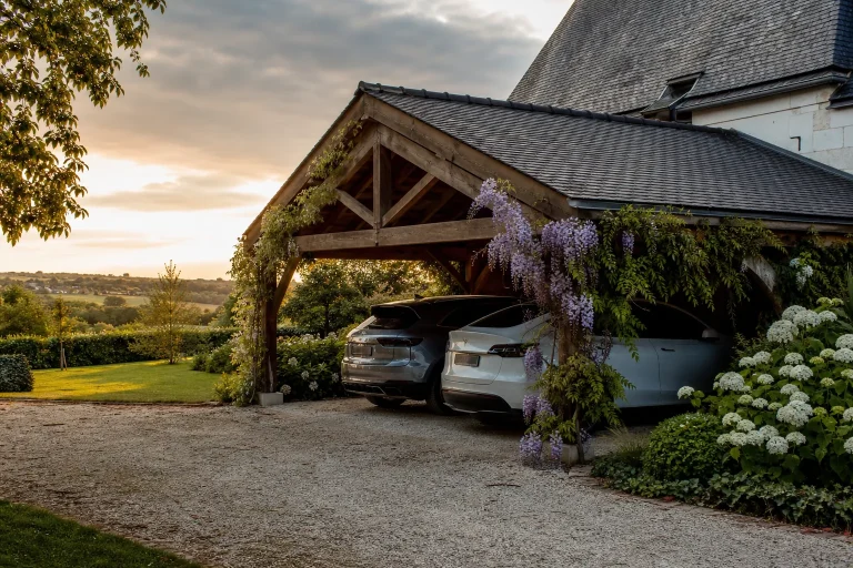 Carport végétalisé en Pays de la Loire