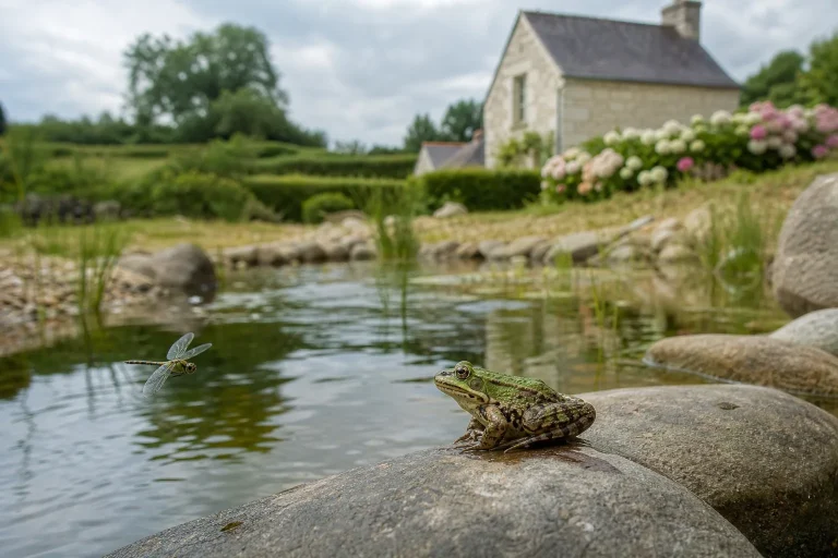 Faune d'une mare naturelle en Pays de la Loire